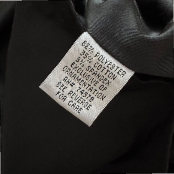 Cache Black Sleeveless Zip Front Sheath Dress Size 8 - Picture 5 of 7